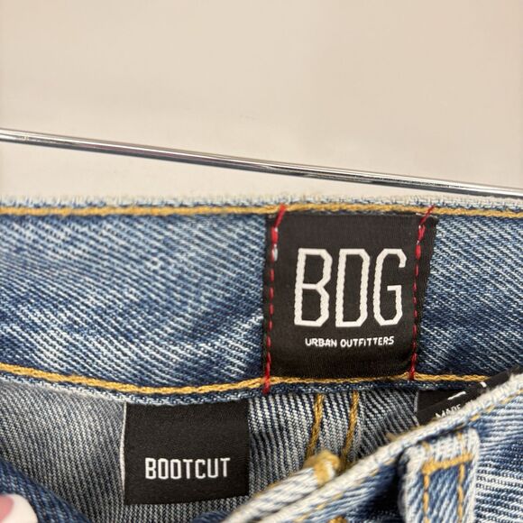 BDG Urban Outfitters High Rise Bootcut Distressed Jeans Women’s Size 24 - Picture 5 of 13